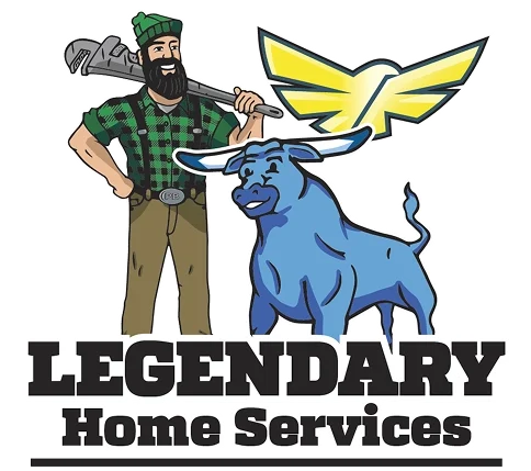 Legendary Home Services mascot logo