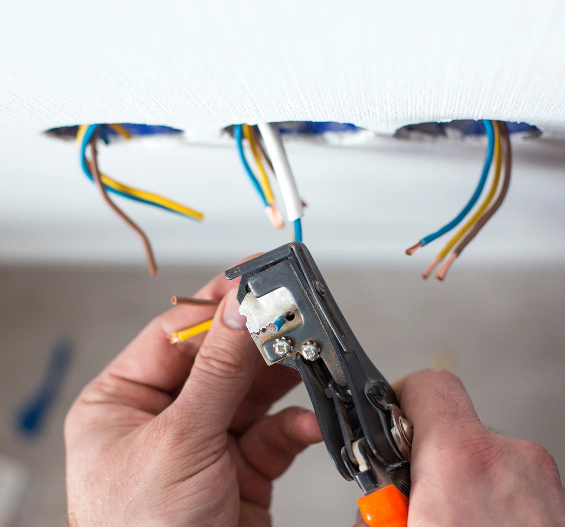 Stripping electrical wires with wire stripper tool